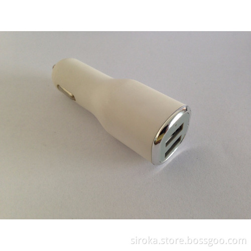 Best Selling manufacturers 2.1A USB Mini Car Charger (Black and white)
